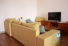 Nice and lake view apartment for rent in Ngoc Khanh Street, Ba Dinh, Hanoi.