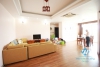 Nice and lake view apartment for rent in Ngoc Khanh Street, Ba Dinh, Hanoi.