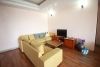 Nice and lake view apartment for rent in Ngoc Khanh Street, Ba Dinh, Hanoi.