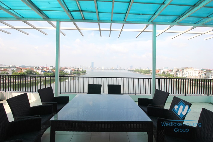 Spacious apartment for rent with unbelievable large balcony and beautiful lakeview