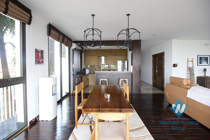 Stunning serviced apartment with great lake view for rent in Tay Ho, Hanoi