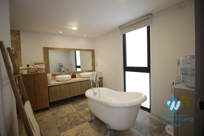 Stunning serviced apartment with great lake view for rent in Tay Ho, Hanoi