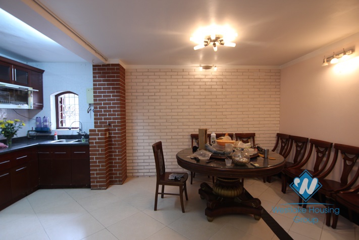 Spacious and furnished house  for rent in Tay Ho, Ha Noi.