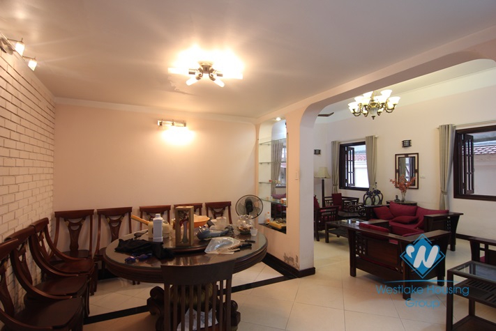 Spacious and furnished house  for rent in Tay Ho, Ha Noi.
