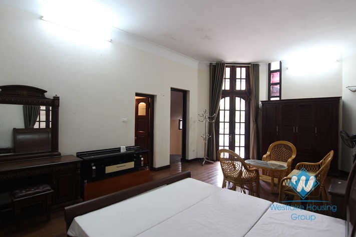 Spacious and furnished house  for rent in Tay Ho, Ha Noi.
