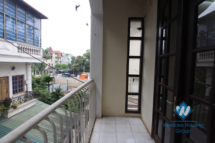 Spacious and furnished house  for rent in Tay Ho, Ha Noi.