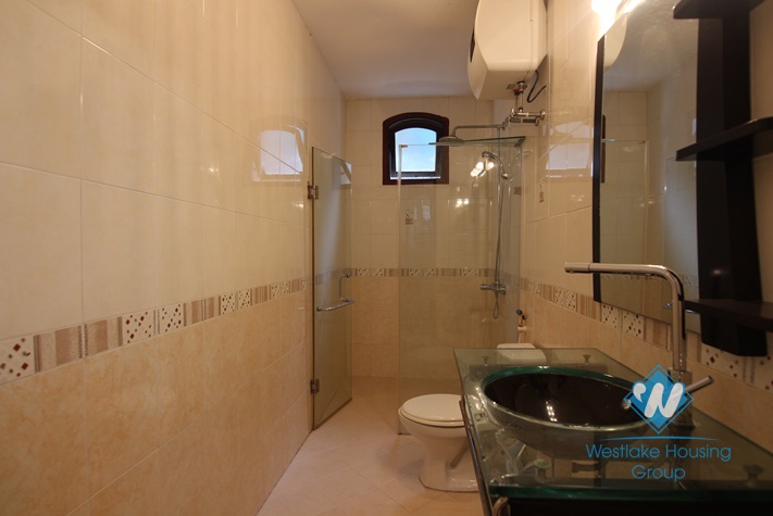 Spacious and furnished house  for rent in Tay Ho, Ha Noi.