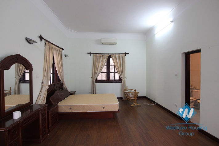 Spacious and furnished house  for rent in Tay Ho, Ha Noi.