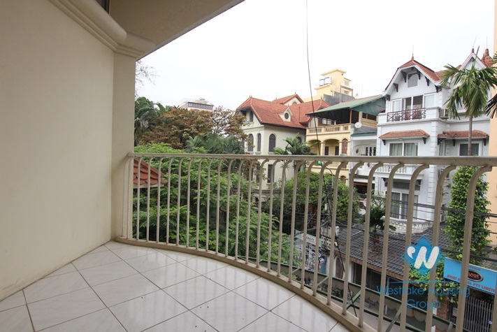 Spacious and furnished house  for rent in Tay Ho, Ha Noi.