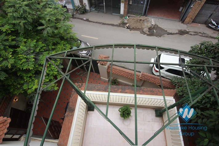 Spacious and furnished house  for rent in Tay Ho, Ha Noi.