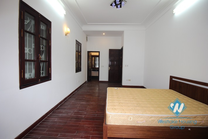 Furnished house front patio for rent in Dang Thai Mai alley, Tay Ho, Hanoi