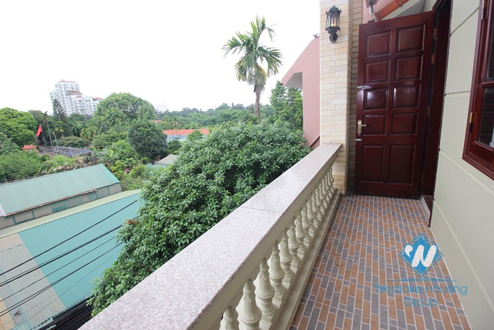 Furnished house front patio for rent in Dang Thai Mai alley, Tay Ho, Hanoi
