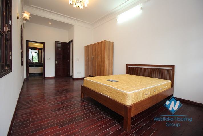 Furnished house front patio for rent in Dang Thai Mai alley, Tay Ho, Hanoi