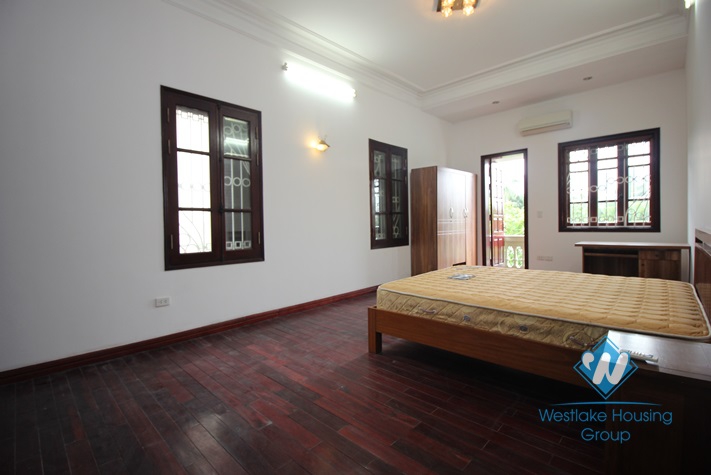Furnished house front patio for rent in Dang Thai Mai alley, Tay Ho, Hanoi