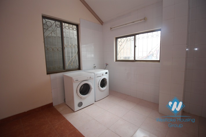 Furnished house front patio for rent in Dang Thai Mai alley, Tay Ho, Hanoi