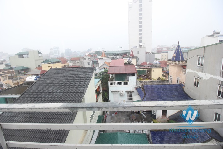 Open and airy studio apartment with stunning view for rent in Tay Ho