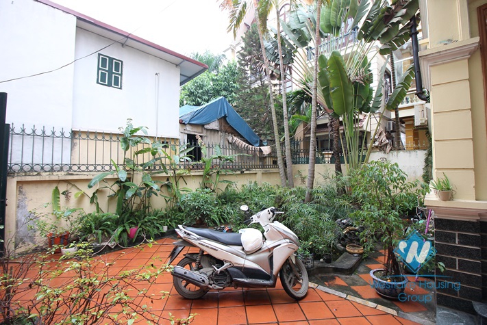 Two bedrooms house with nice yard for rent in Tay Ho area, Ha Noi