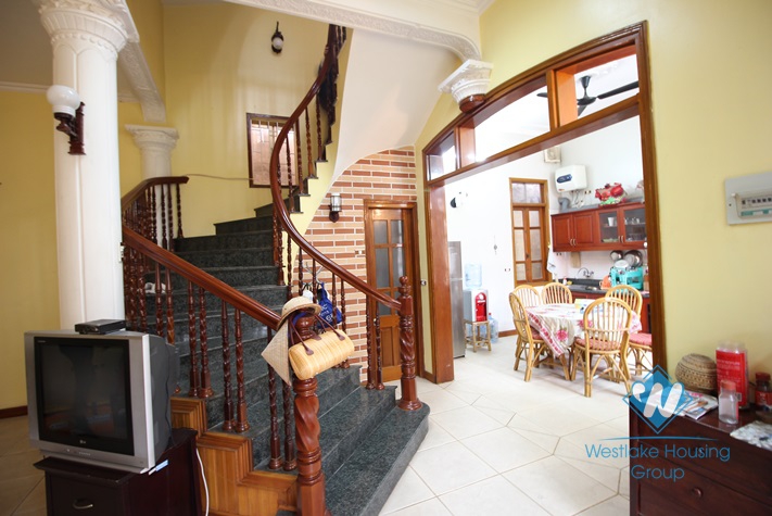 Two bedrooms house with nice yard for rent in Tay Ho area, Ha Noi