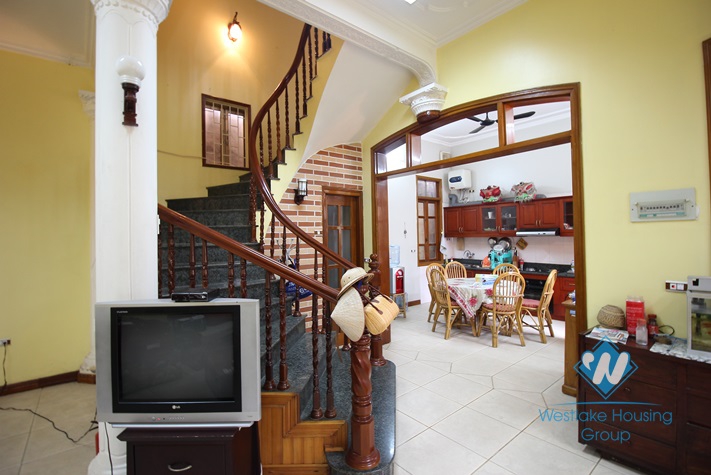 Two bedrooms house with nice yard for rent in Tay Ho area, Ha Noi
