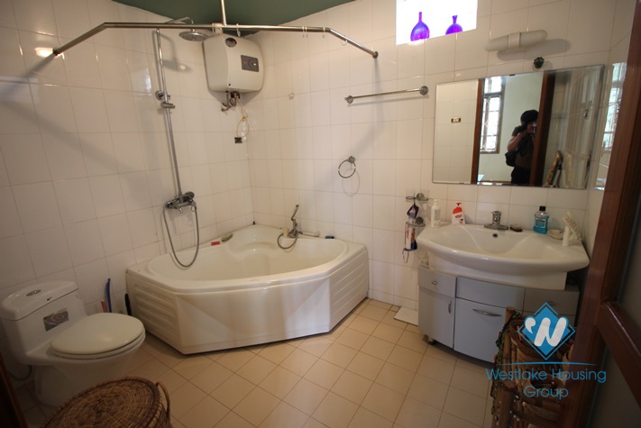 Two bedrooms house with nice yard for rent in Tay Ho area, Ha Noi