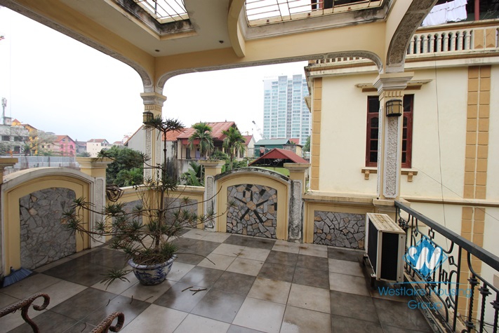 Two bedrooms house with nice yard for rent in Tay Ho area, Ha Noi