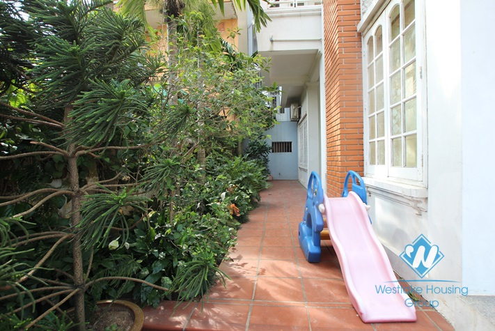 Nice house with lake view available for lease in Westlake area, Tay Ho, Hanoi- unfurnished.