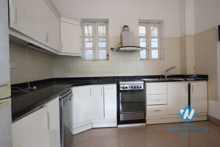 Nice house with lake view available for lease in Westlake area, Tay Ho, Hanoi- unfurnished.