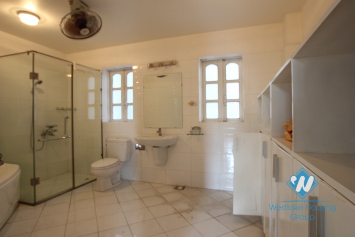 Nice house with lake view available for lease in Westlake area, Tay Ho, Hanoi- unfurnished.