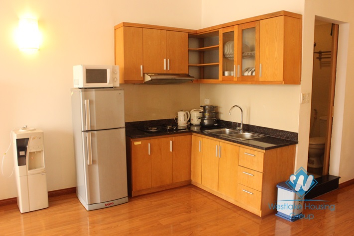 Modern apartment with lake view available for rent in Ba Dinh district, Hanoi