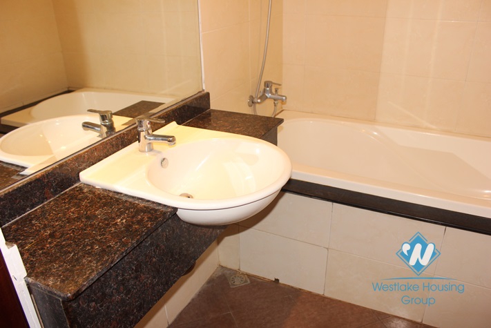 Modern apartment with lake view available for rent in Ba Dinh district, Hanoi