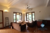 Beautiful house with big courtyard and swimming pool for rent in Xuan Dieu Street, Tay Ho District, Ha Noi