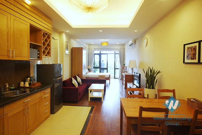 Lakeview Studio for rent in Ho Ba Mau st, Hai Ba Trung district, Ha Noi.