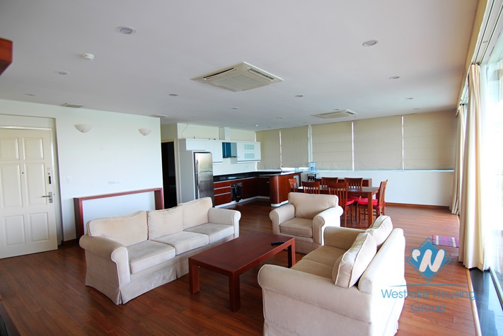 Beautiful apartment with big  balcony for rent in Tay Ho area 