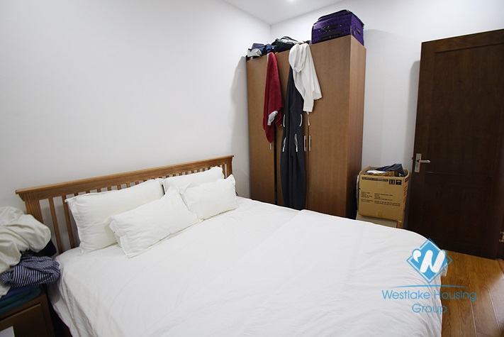 Modern apartment with a huge balcony for rent in Nghi Tam area, Tay Ho district 