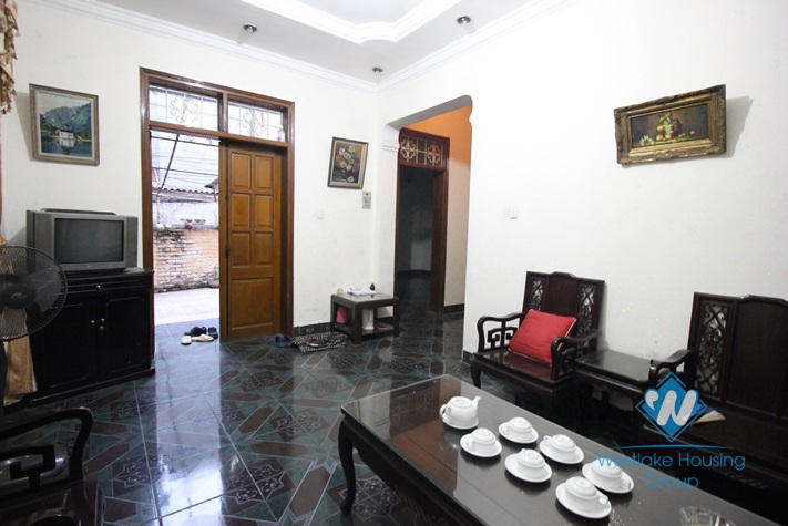 Inexpensive large house with garden and rooftop terrace for rent in Tay Ho, Hanoi