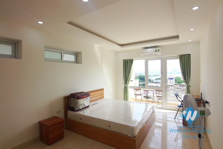 Lakeview and brandnew one bedroom apartment for rent in Au Co st, Tay Ho district.