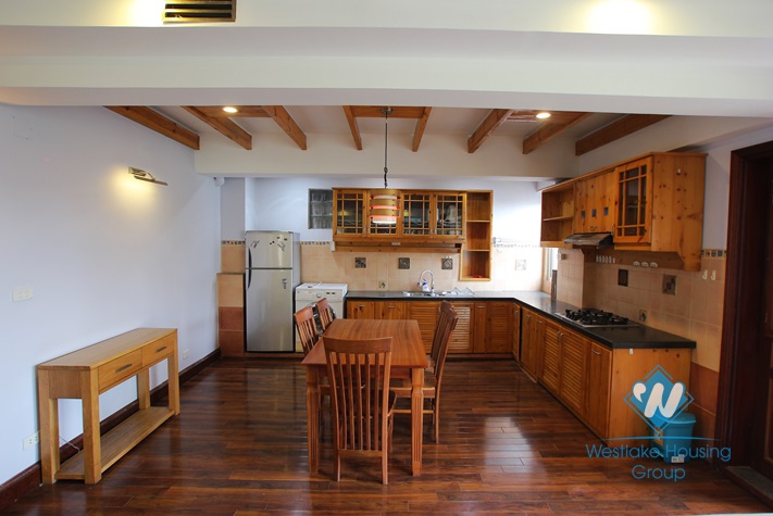 Beautiful apartment for rent in Yen Phu, Tay Ho District, Ha Noi