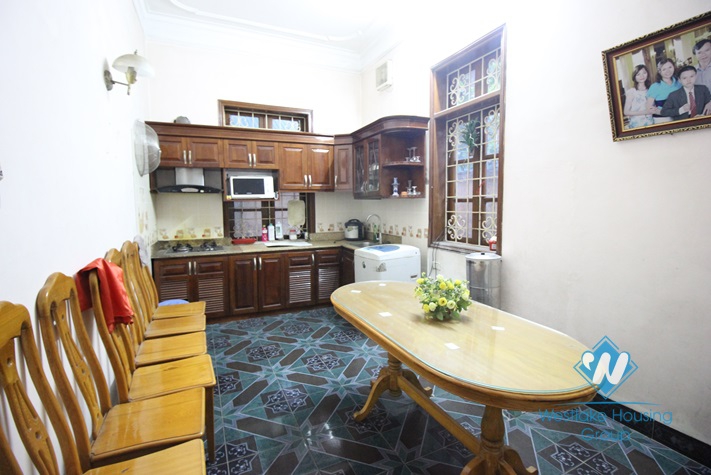 Inexpensive large house with garden and rooftop terrace for rent in Tay Ho, Hanoi