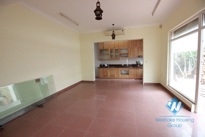 Wood floor house with a lot of light and 4 bedrooms for rent in Peach garden - Westlake, Tay Ho, Hanoi, Vietnam