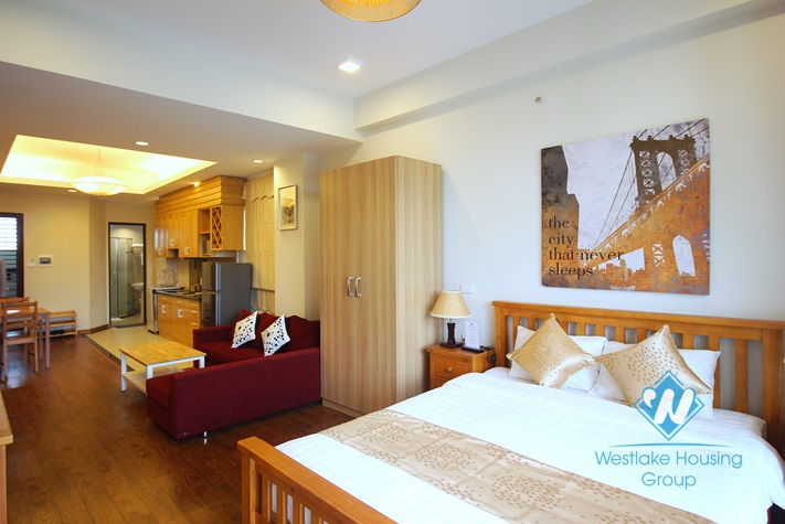 Lakeview Studio for rent in Ho Ba Mau st, Hai Ba Trung district, Ha Noi.