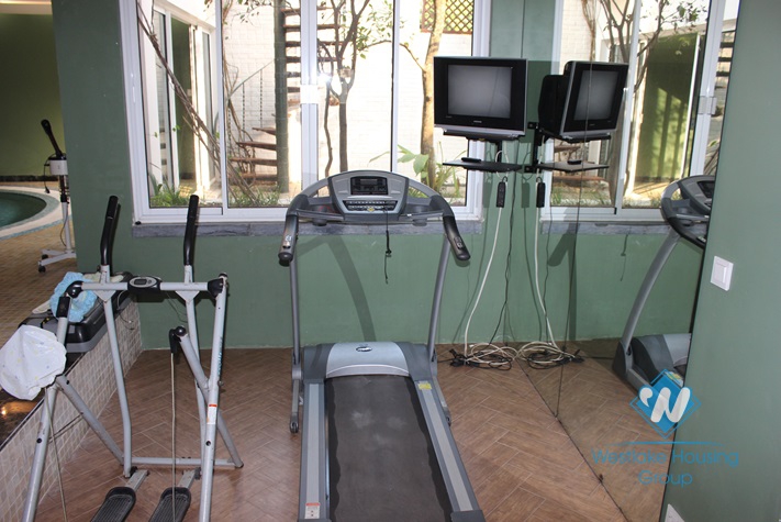 Big and high quality house with swimming pool for rent in Vuon Dao, Tay Ho, Ha Noi