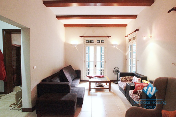 Nice and bright house for rent in Tay Ho area, Ha Noi
