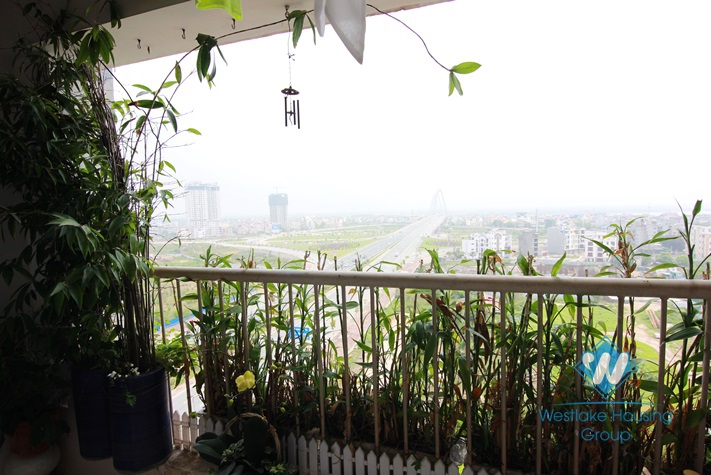 Nicely decorated apartment for rent in Vuon Dao(Peach Garden), Lac Long Quan, Tay Ho, HN