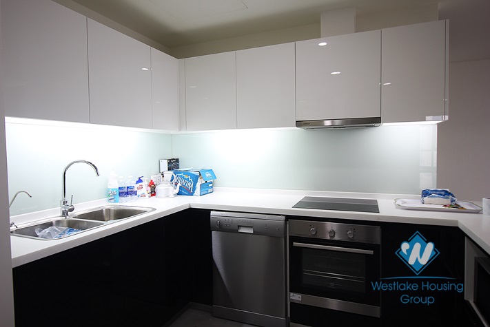 Three bedrooms apartment with great lake view for rent in Watermark, Tay Ho, Hanoi.