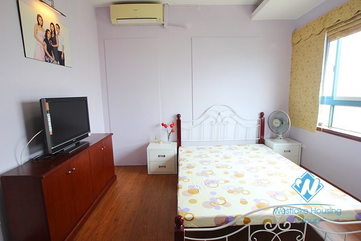 High floor nice apartment for rent in Vuon Dao area, Tay Ho district, Hanoi