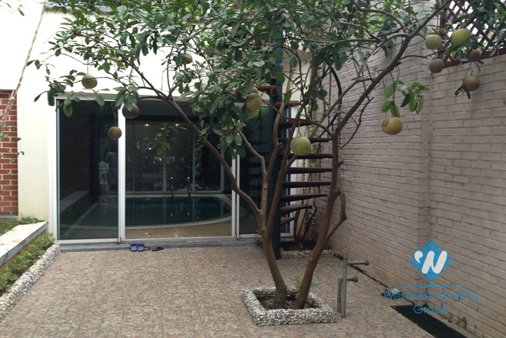 Modern and beautiful house for lease in Tay Ho district, Hanoi