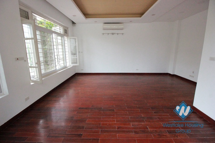 Wood floor house with a lot of light and 4 bedrooms for rent in Peach garden - Westlake, Tay Ho, Hanoi, Vietnam