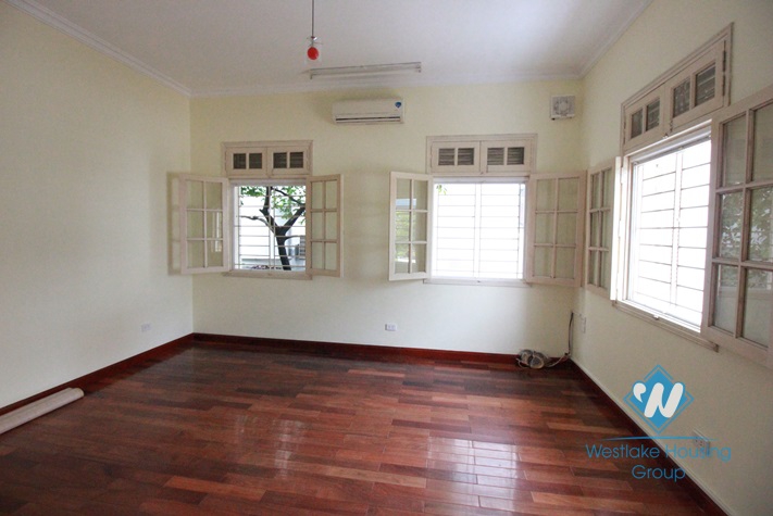 Wood floor house with a lot of light and 4 bedrooms for rent in Peach garden - Westlake, Tay Ho, Hanoi, Vietnam