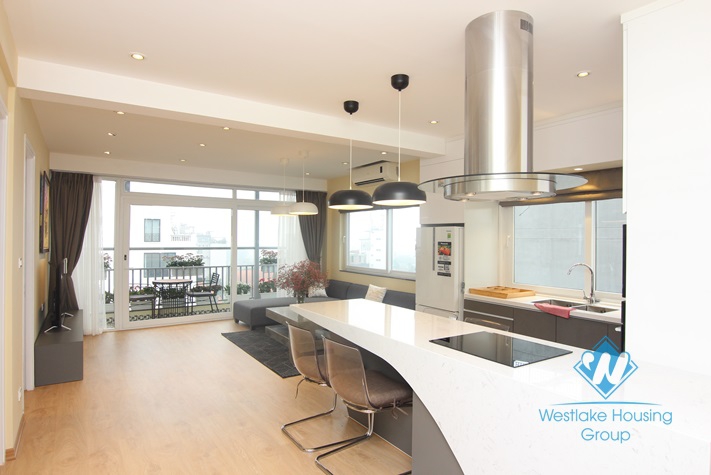 Stunning apartment for rent in the heart of Tay Ho, Hanoi with modern design
