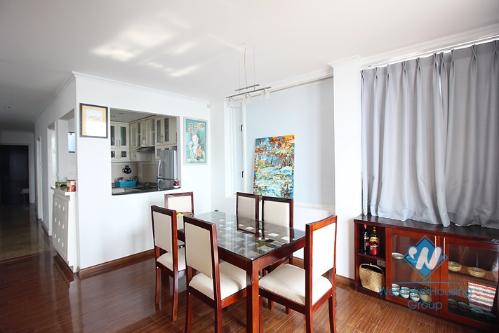 Amazing lake view for two bedrooms apartment for rent in Tay Ho, Hanoi